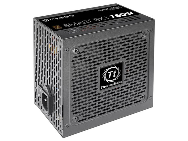 Fuente de Poder Thermaltake Smart BX1 de 750W, ATX 2.3, 80 PLUS Bronze, No Modular, Color Negro.