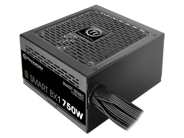 Fuente de Poder Thermaltake Smart BX1 de 750W, ATX 2.3, 80 PLUS Bronze, No Modular, Color Negro.