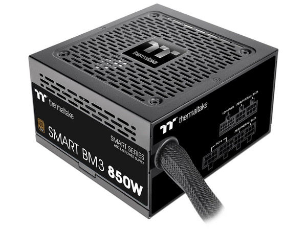Fuente de Poder Thermaltake Smart BM3 850W, ATX, 80 PLUS Bronze, Semi-modular, PCIe 5.0.