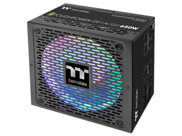 Fuente de Poder Modular Thermaltake Toughpower GF1 ARGB de 650W, ATX, 80 PLUS Gold.