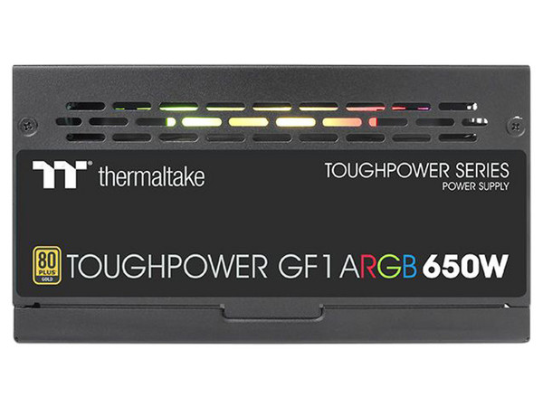 Fuente de Poder Modular Thermaltake Toughpower GF1 ARGB de 650W, ATX, 80 PLUS Gold.