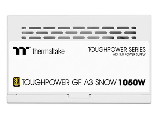 Fuente de Poder Modular Thermaltake Toughpower GF Snow TT Premium Edition de 1050W, ATX, 80 PLUS Gold. Color Blanca