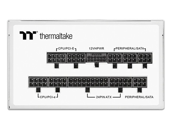Fuente de Poder Modular Thermaltake Toughpower GF Snow TT Premium Edition de 1200W, ATX, 80 PLUS Gold. Color Blanca