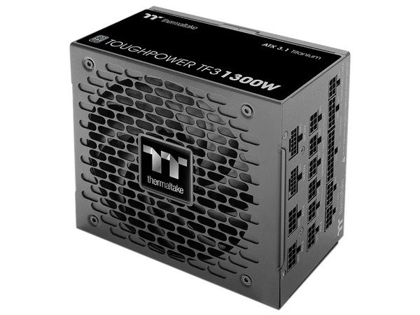 Fuente de Poder Modular Thermaltake Toughpower TF3 1300W de 1300W, 80 Plus Titanium. Color Negro.