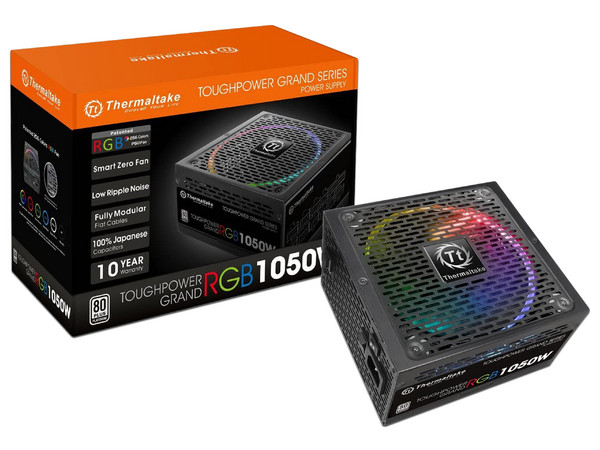 Fuente de Poder Thermaltake Grand RGB de 1050W, ATX, 80 PLUS Platinum.