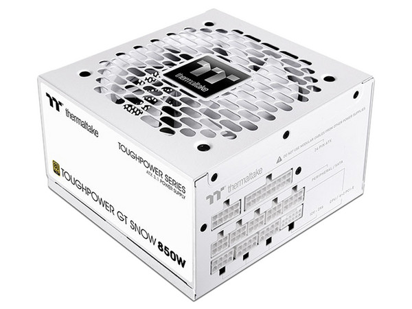 Fuente de Poder Modular Thermaltake Toughpower GT de 850W, ATX 3.1, 80 PLUS Gold, Color Blanco.