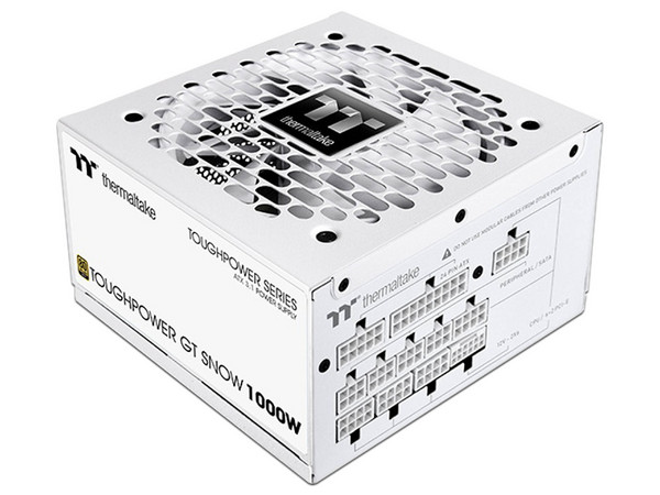 Fuente de Poder Modular Thermaltake Toughpower GT de 1000W, ATX 3.1, 80 PLUS Gold, Color Blanco.