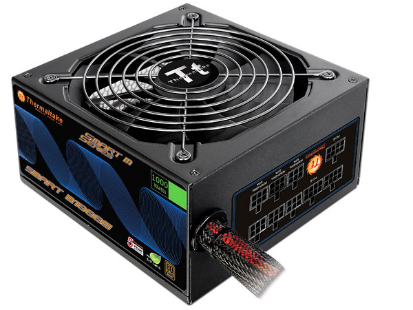 Fuente de Poder Thermaltake Smart modular 1000W , ATX, 80 PLUS BRONZE.