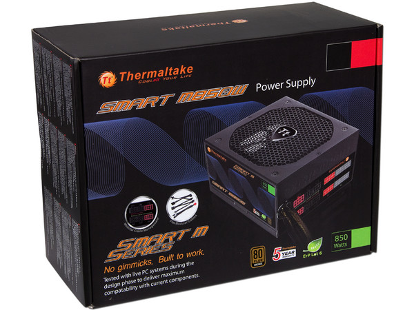 Fuente de Poder Thermaltake Smart M850W de 850W
