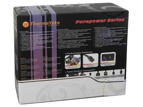Fuente de Poder Thermaltake PurePower de 550W 