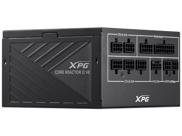 Fuente de Poder XPG CORE REACTOR II VE de 750W, 80 PLUS Gold, ATX, Color Negro.