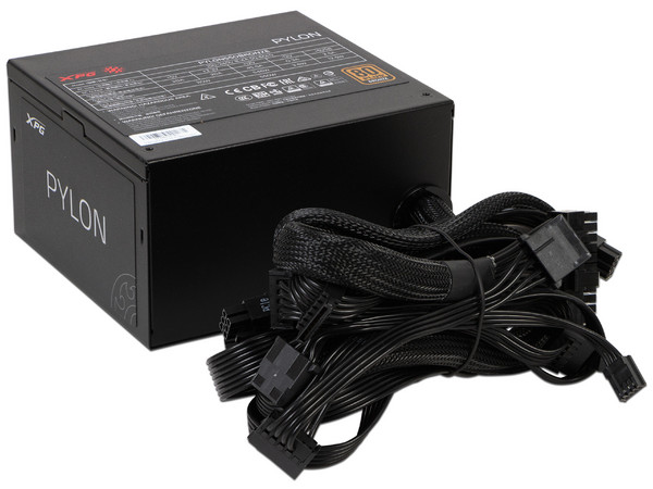 Fuente de Poder XPG PYLON de 550W, ATX, 80 PLUS Bronze.