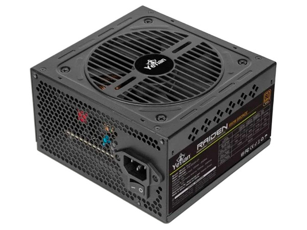 Fuente de Poder Yeyian Reiden de 650W, ATX, 80 Plus Bronze, Color Negro.