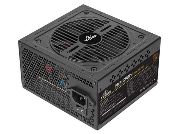 Fuente de Poder Yeyian Raiden de 750W, ATX, 80 Plus Bronze, Color Negro.
