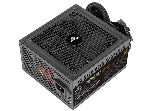 Fuente de Poder Yeyian Reiden de 650W, ATX, 80 Plus Gold, Color Negro.