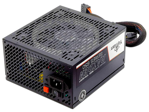 Fuente de Poder Yeyian YFR-46201 de 650W, ATX, 80 PLUS Bronze.