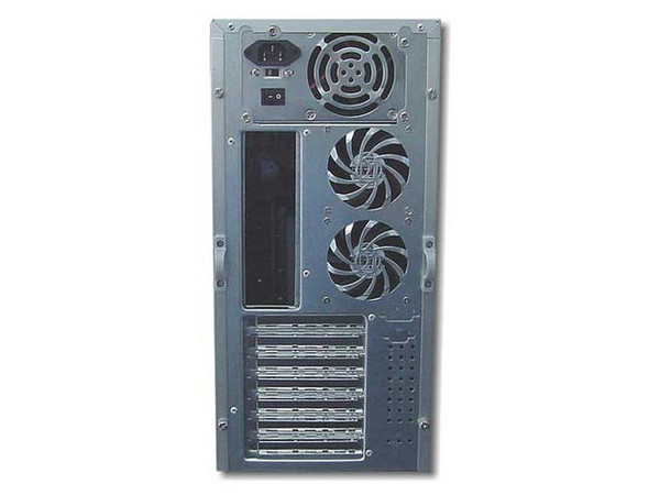 Gabinete AIMC de aluminio, con fuente de poder de 320Watts, con 3 ventiladores.
