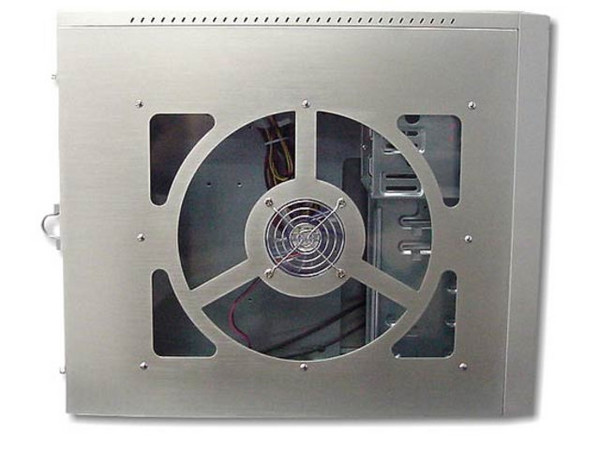 Gabinete AIMC 4350 de aluminio, con fuente de poder de 320Watts, con 3 ventiladores.