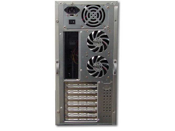 Gabinete AIMC 4350 de aluminio, con fuente de poder de 320Watts, con 3 ventiladores.