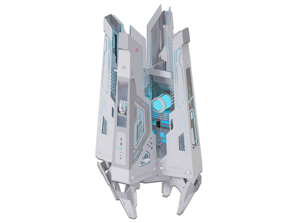 Gabinete Alseye Star ARK, Mid-Tower, ATX, No Incluye Fuente de Poder. Color Blanco.