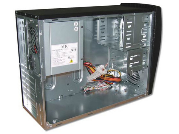 Kit AOpen, Gabinete ATX con fuente de 300W + Teclado y Mouse Color Negro