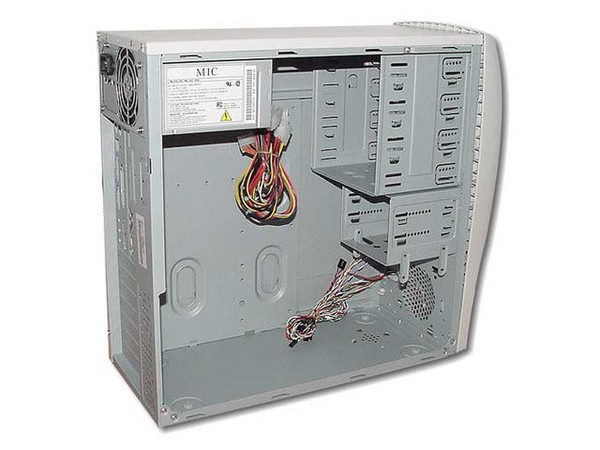Gabinete AOpen XCase color Cool Gray con fuente de 250W