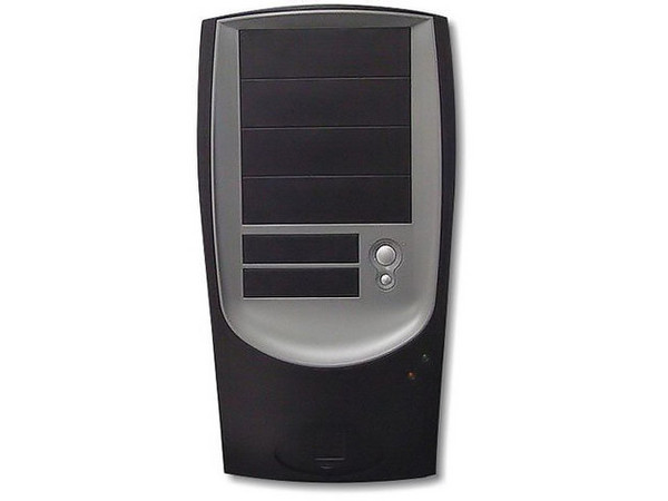 Gabinete A-Open ATX modelo QF50A color Negro