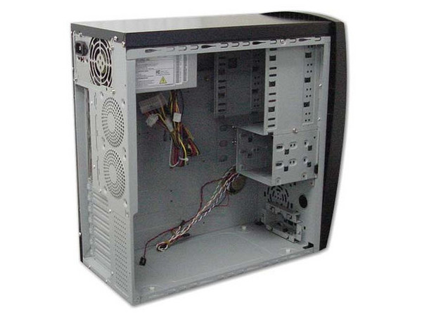 Gabinete A-Open ATX modelo QF50A color Negro