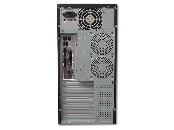 Gabinete A-Open ATX modelo QF50A color Negro