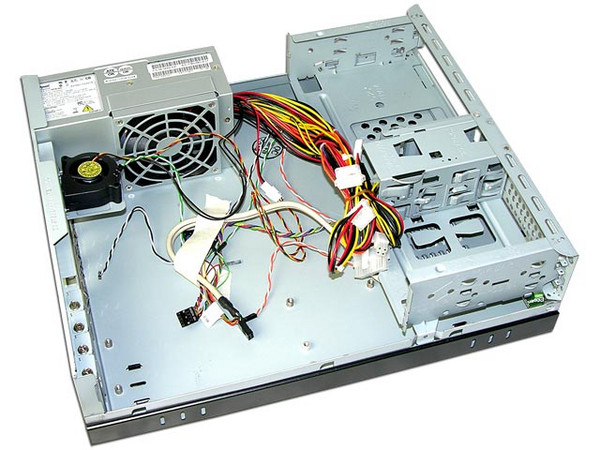 Gabiente AOpen H360E Slim, Fuente de Poder de 300W, Color Negro con Plata, Micro ATX.