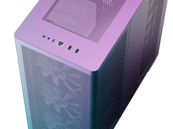 Gabinete APNX C1 CHROMA FLAIR, Mid Tower, ATX, No Incluye Fuente de Poder. Color Azul.