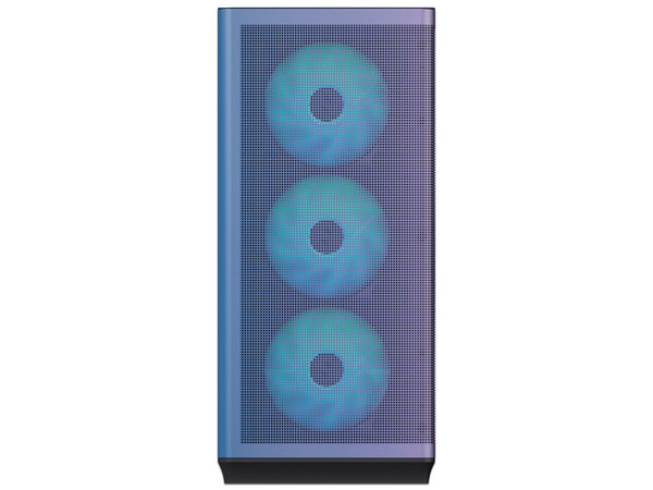 Gabinete APNX C1 CHROMA FLAIR, Mid Tower, ATX, No Incluye Fuente de Poder. Color Azul.
