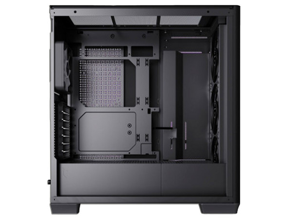 Gabinete APNX C1-BK-V1, Media Torre, ATX, ARGB, No incluye fuente de poder. Color Negro.
