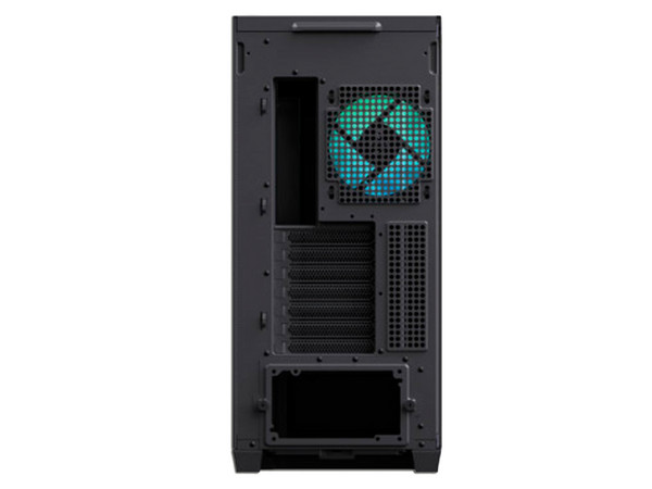 Gabinete APNX C1-BK-V1, Media Torre, ATX, ARGB, No incluye fuente de poder. Color Negro.
