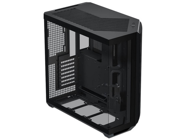 Gabinete APNX V1-BK-V1, Mid Tower, Micro-ATX, No Incluye Fuente de Poder. Color Negro.