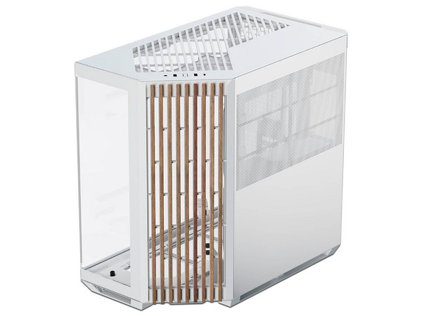 Gabinete APNX V1-W-WT-V1, Mid Tower, Micro-ATX, No Incluye Fuente de Poder. Color Blanco.
