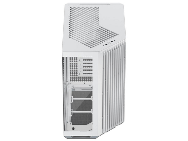 Gabinete APNX V1-WT-V1, Mid Tower, Micro-ATX, No Incluye Fuente de Poder. Color Blanco.