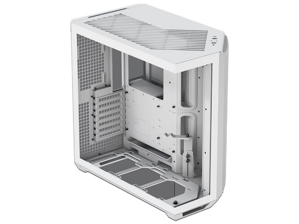 Gabinete APNX V1-WT-V1, Mid Tower, Micro-ATX, No Incluye Fuente de Poder. Color Blanco.