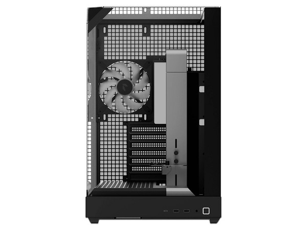 Gabinete APNX V2-BK-V1, Mid Tower, Micro-ATX, No Incluye Fuente de Poder. Color Negro.