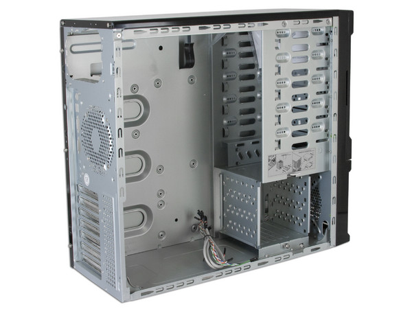 Gabinete Gamer ARION AYAX color Negro/Plateado (no incluye fuente de poder)