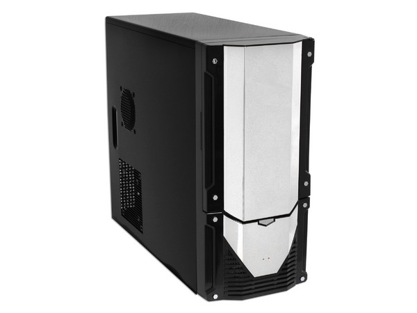 Gabinete Gamer ARION AYAX color Negro/Plateado (no incluye fuente de poder)