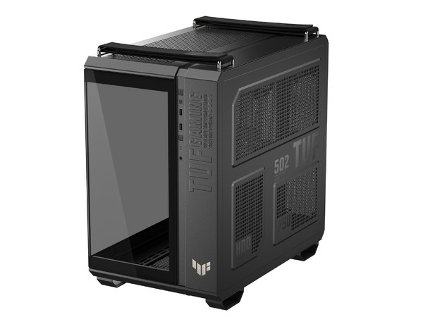 Gabinete ASUS TUF Gaming GT502 Horizon, Mid-Tower, ATX, No Incluye Fuente de Poder. Color Negro.