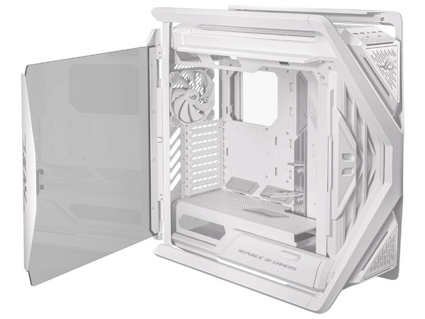 Gabinete Gamer Asus ROG Hyperion GR701, E-ATX, ARGB, (sin fuente de poder), Color Blanco.