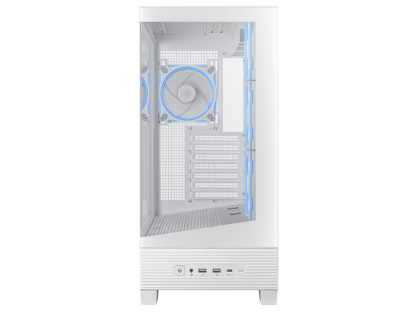 Gabinete ASUS A31, Mid Tower, Micro-ATX, USB 3.0, Sin Fuente de Poder. Color Blanco.