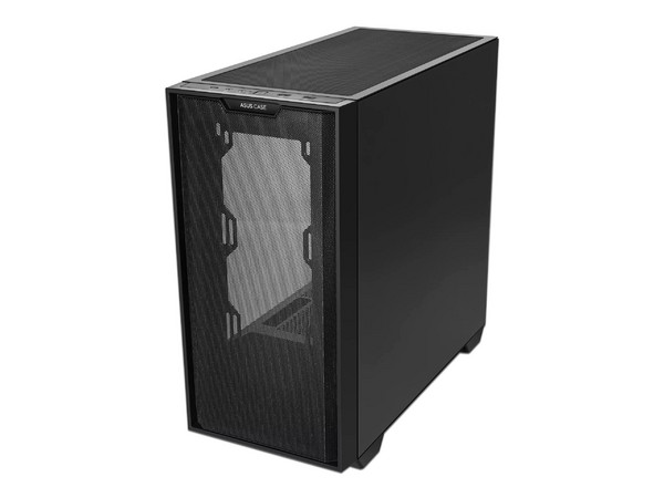 Gabinete ASUS A21 Case, Mid-Tower, Micro-ATX, (No Incluye Fuente de Poder), Color Negro.