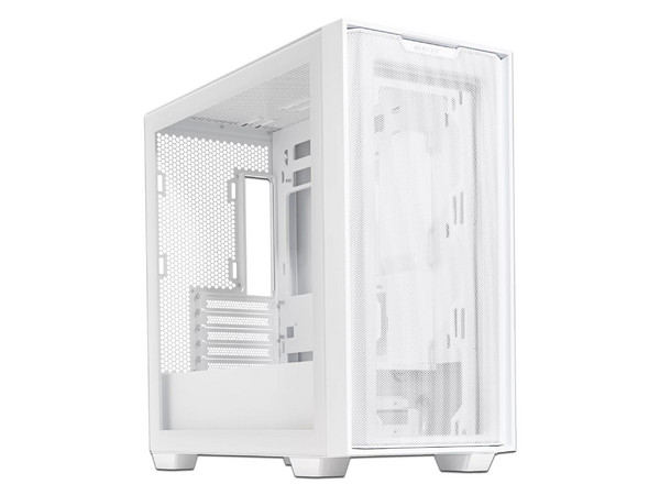 Gabinete ASUS Funda A21, Micro-ATX, (Sin fuente de poder). Color Blanco