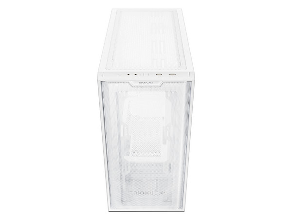 Gabinete ASUS Funda A21, Micro-ATX, (Sin fuente de poder). Color Blanco