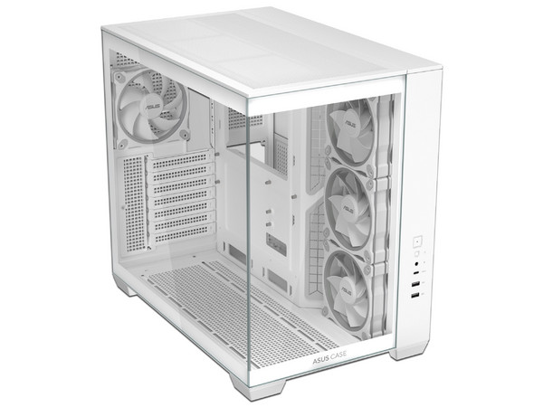 Gabinete ASUS A32 PLUS, Mid Tower, ATX, No Incluye Fuente de Poder. Color Blanco.