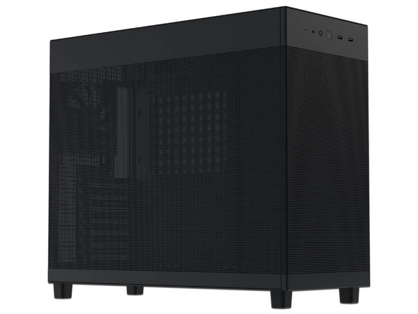 Gabinete Asus Prime AP303 Mesh, Mid Tower, Micro ATX, Incluye 1 Ventilador 120mm, Ventana de Malla, (No Incluye Fuente de Poder), Color Negro.