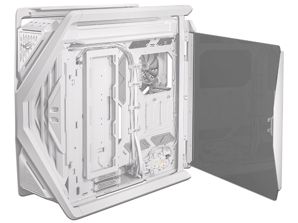 Gabinete Gamer Asus ROG Hyperion GR701, Full-Tower, E-ATX (Sin fuente de poder). Color Blanco.